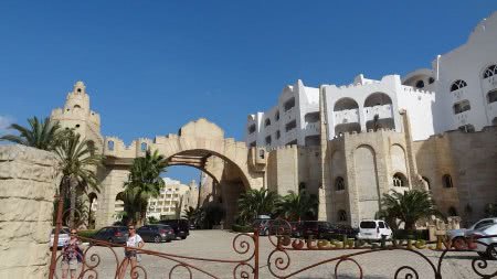 Территория отеля в Хаммамете Территория отеля в Хаммамете