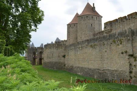 Французский город-крепость Каркассон