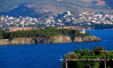 Греческий остров Эвбея