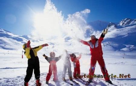 Отдых с ребенком на зимних каникулах