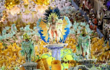 красивый карнавал в Бразилии