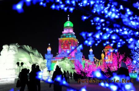 китайский фестиваль льда и снега в Харбине