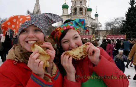 Празднование Масленицы в России