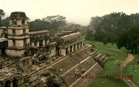 Город майя в Паленке Город майя в Паленке
