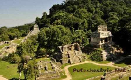Город майя в Паленке Город майя в Паленке