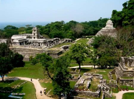 Город майя в Паленке Город майя в Паленке