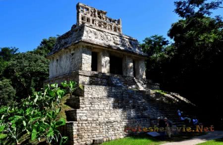 Город майя в Паленке Город майя в Паленке