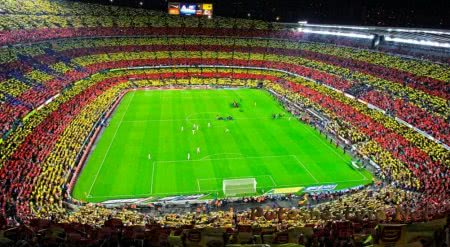 Стадион «Камп Ноу» в Барселоне Стадион «Камп Ноу» в Барселоне