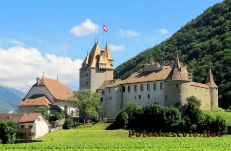 Красивые замки Швейцарии Красивые замки Швейцарии