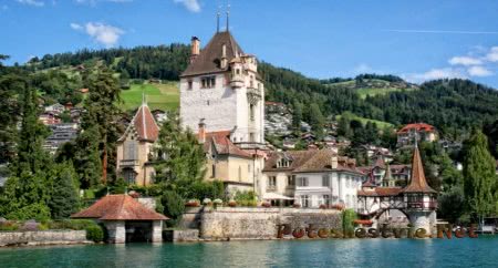 Красивые замки Швейцарии Красивые замки Швейцарии