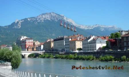 Французский город Гренобль Французский город Гренобль