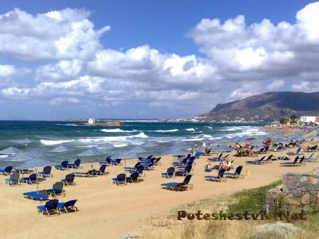 Популярные пляжи острова Крит Популярные пляжи острова Крит