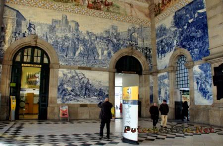 Вокзал Сан-Бенту Португалия город Порту Вокзал Сан-Бенту Португалия город Порту