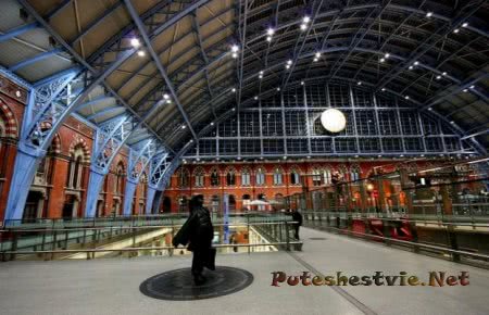 Вокзал Сент-Панкрас Англия город Лондон Вокзал Сент-Панкрас Англия город Лондон