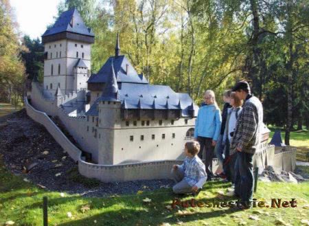 Парк Богеминиум в городе Марианске Лазни