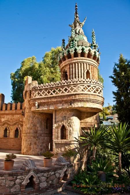 Замок Коломарес в городе Бенальмадена Замок Коломарес в городе Бенальмадена