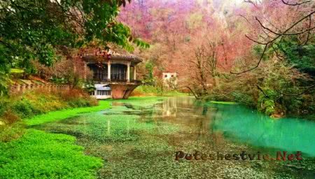 Водопад и озеро Псырцха Водопад и озеро Псырцха