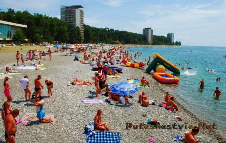Пляжи Пицунды Пляжи Пицунды