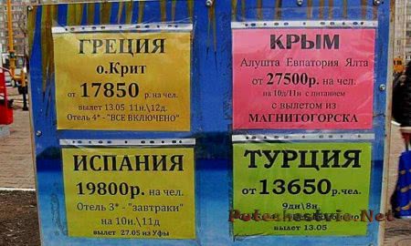 цены на туры