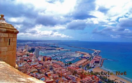Город-курорт Аликанте в Испании