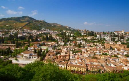 Город Гранада в Испании Город Гранада в Испании