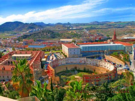Город Картахена (Cartagena) в Испании