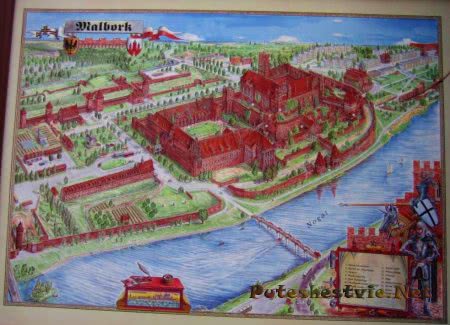 Замок Мальборк в Польше