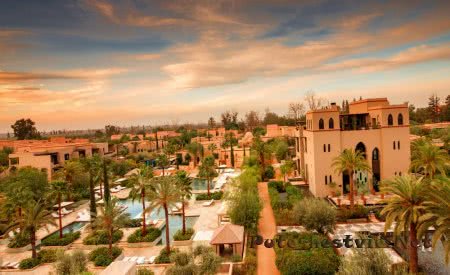 Город Марракеш в Марокко