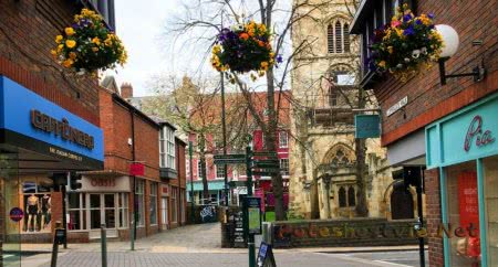 Город Уитби (Whitby) в Англии Город Уитби (Whitby) в Англии