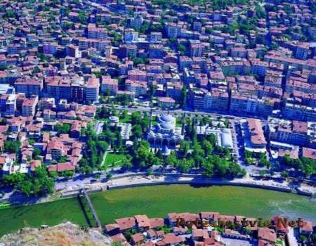 Город Амасья (Amasya) в Турции