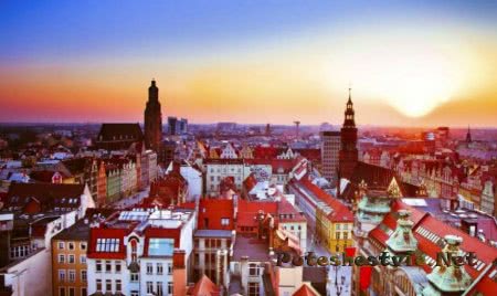 Город Вроцлав в Польше