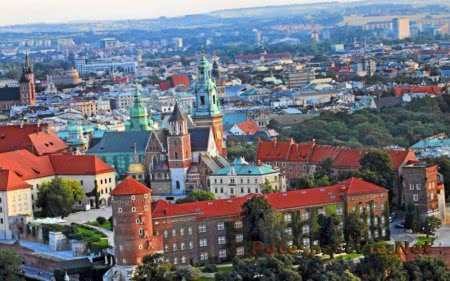 Город Краков в Польше Город Краков в Польше