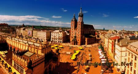 Город Краков в Польше Город Краков в Польше