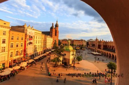 Город Краков в Польше Город Краков в Польше