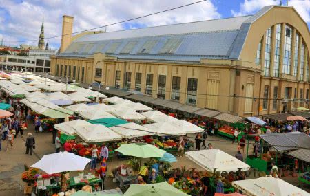 Старинный городской рынок