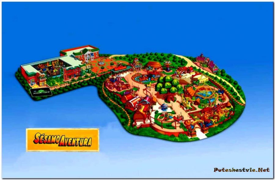 Тематическая зона Сезам-Авентура (Sesamo Aventura)