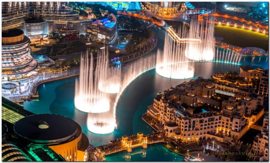Фонтан Дубай
