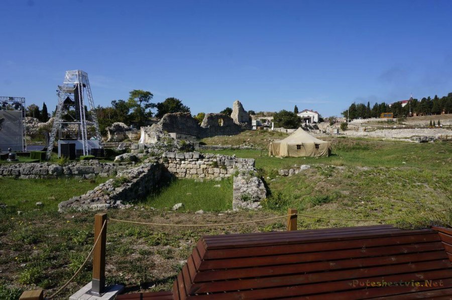 Развалины древнего Херсонеса