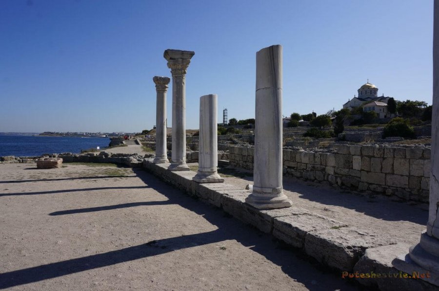 Развалины древнего Херсонеса