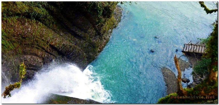 Ореховский водопад в Сочи