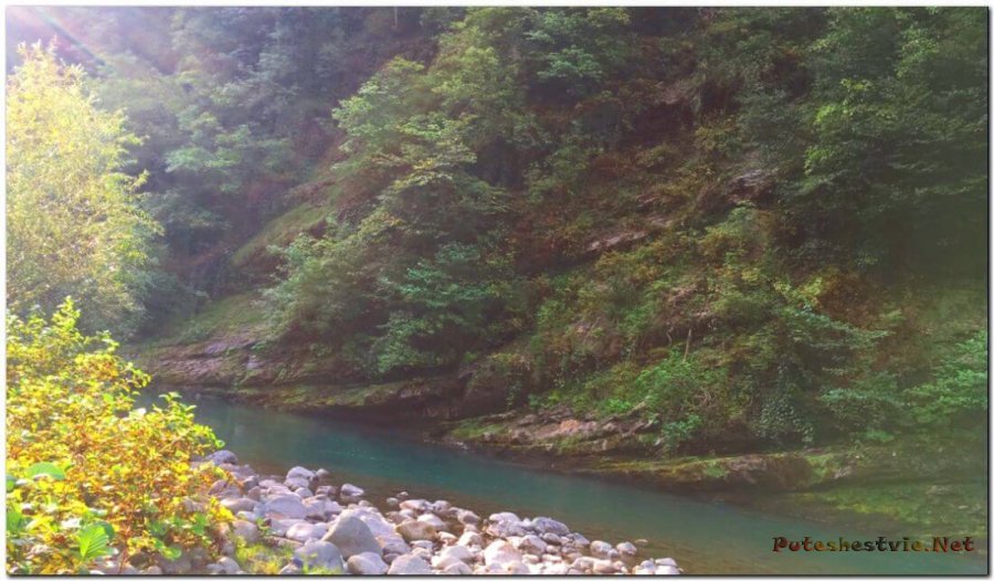 Ореховский водопад в Сочи
