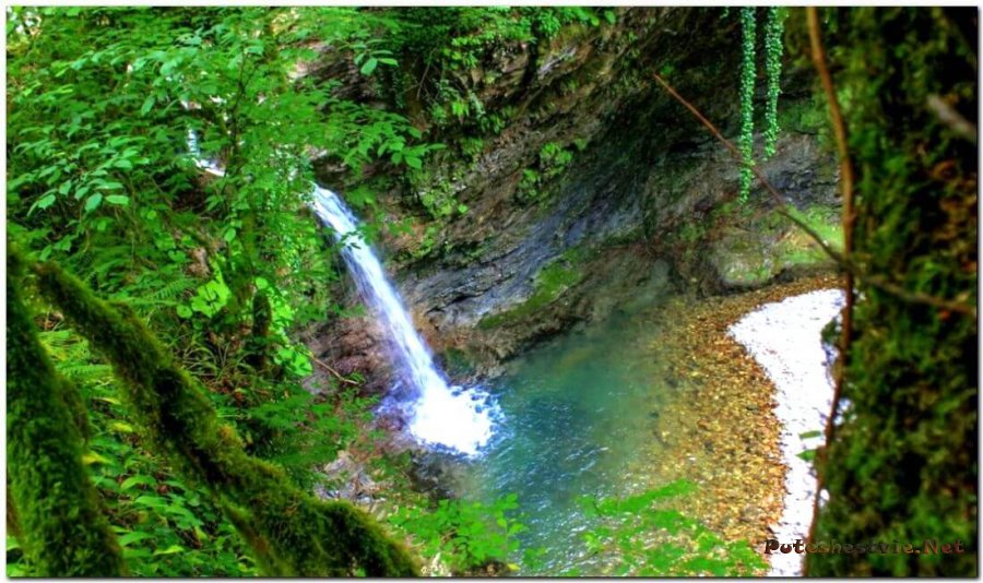 Ореховский водопад в Сочи