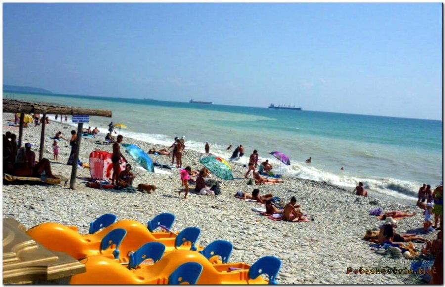 Пляж пансионата «Луч» Пляж пансионата «Луч»