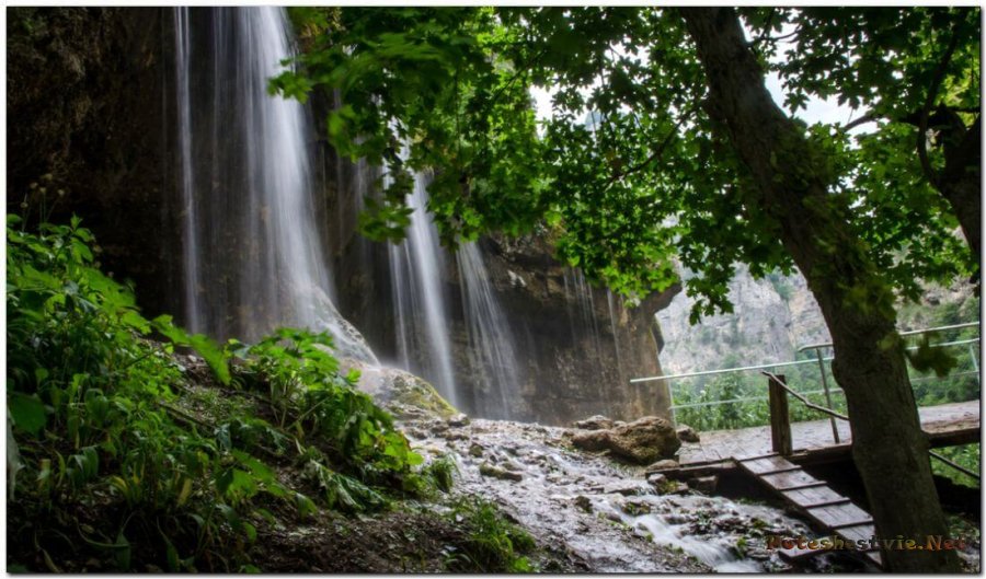 Памятник природы Чегемские водопады