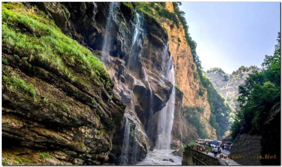 Памятник природы Чегемские водопады