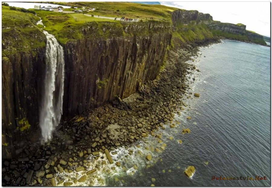 Водопад Килт Рок (Kilt Rock Waterfall или Mealt Falls)