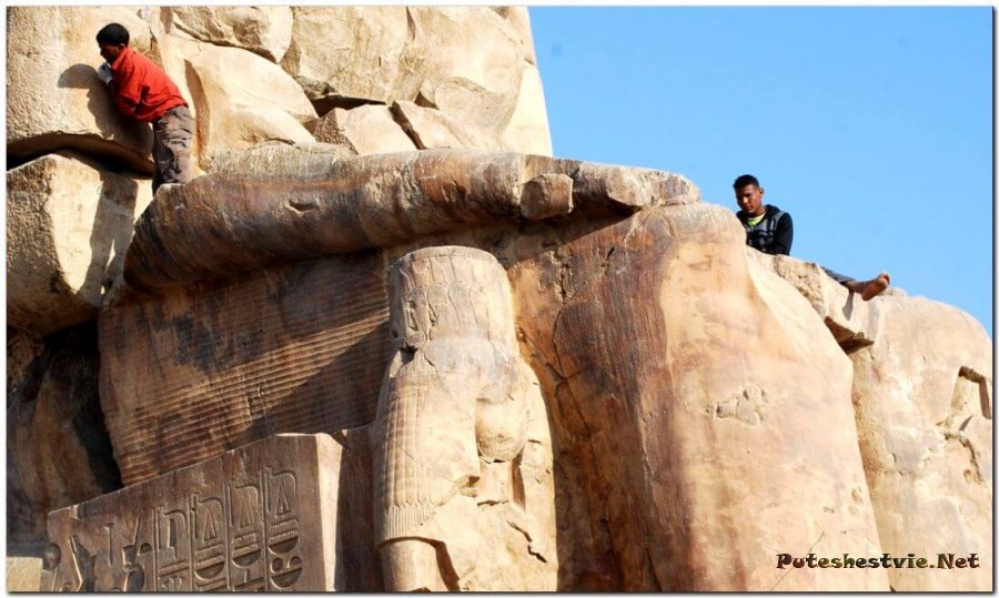 Колоссы Мемнона в Египте Колоссы Мемнона в Египте
